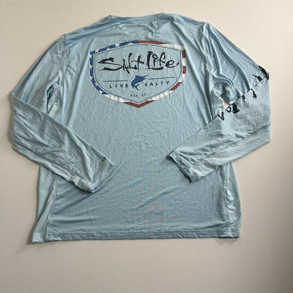Salt Life Other - Salt Life SLX Mens Long Sleeve Graphic T Shirt Mens Size XL Fishing Outdoor